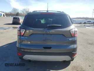 2017 Ford Escape Titanium with VIN 1FMCU9J99HUB91050, listed as a Copart auction lot 50407245 with 40,242 mi miles and Salvage Title. Bid and sale history available at carsss.com. Image 6.
