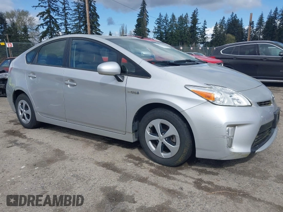 2013 Toyota Prius One with VIN JTDKN3DU6D0350795, listed as a IAAI auction lot 42025416 with 146,043 mi miles. Bid and sale history available at carsss.com. Image 6.