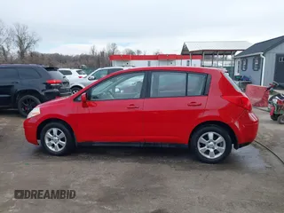 2007 Nissan Versa 1.8 S with VIN 3N1BC13E37L385700, listed as a IAAI auction lot 41607973 with 180,407 mi miles. Bid and sale history available at carsss.com. Image 14.