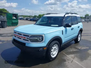 2023 Ford Bronco Sport Heritage with VIN 3FMCR9G63PRE21640, listed as a IAAI auction lot 42057428 with 29,628 mi miles and . Bid and sale history available at DreamBid. Image 2.