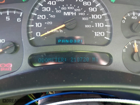 2003 Chevrolet Tahoe LT with VIN 1GNEC13Z03R268258, listed as a IAAI auction lot 41916956 with 218,720 mi miles. Bid and sale history available at carsss.com. Image 7.