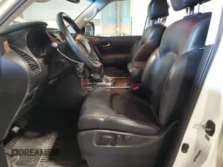 2017 Nissan Armada Platinum with VIN JN8AY2NE8H9707226, listed as a Copart auction lot 64148444 with 83,899 mi miles and Salvage Title. Bid and sale history available at carsss.com. Image 7.
