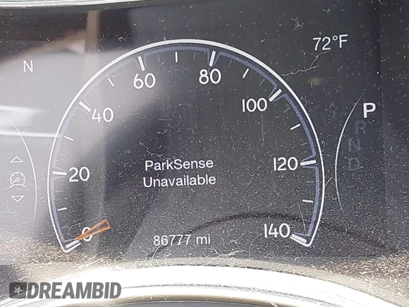 2016 Jeep Grand Cherokee Overland with VIN 1C4RJFCG5GC343752, listed as a IAAI auction lot 42138080 with 86,777 mi miles and . Bid and sale history available at DreamBid. Image 15.