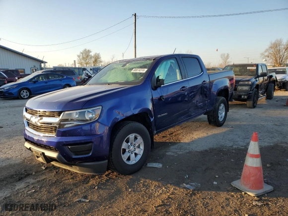 2016 Chevrolet Colorado 2WD WT with VIN 1GCGSBEA0G1107432, listed as a Copart auction lot 80874374 with 127,879 mi miles and Salvage Title. Bid and sale history available at carsss.com. Image 1.