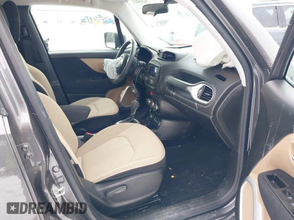 2017 Jeep Renegade Sport with VIN ZACCJBAB0HPG11643, listed as a IAAI auction lot 41604852 with 125,110 mi miles and . Bid and sale history available at carsss.com. Image 5.