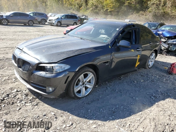 2011 BMW 5 Series 535i xDrive with VIN WBAFU7C55BC877287, listed as a Copart auction lot 76370224 with 165,669 mi miles and Salvage Title. Bid and sale history available at carsss.com. Image 1.