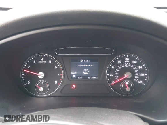 2020 Kia Sorento LX with VIN 5XYPG4A31LG698420, listed as a IAAI auction lot 41586003 with 101,458 mi miles. Bid and sale history available at carsss.com. Image 7.