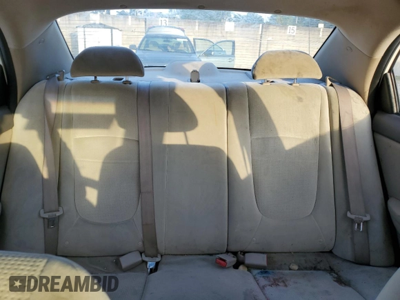 2009 Kia Spectra EX with VIN KNAFE221195630944, listed as a Copart auction lot 42291345 with 83,269 mi miles and Salvage Title. Bid and sale history available at DreamBid. Image 10.