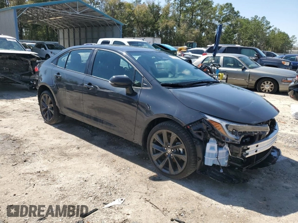 2024 Toyota Corolla SE with VIN 5YFP4MCEXRP208181, listed as a Copart auction lot 47776805 with Not Provided miles and Salvage Title. Bid and sale history available at DreamBid. Image 4.