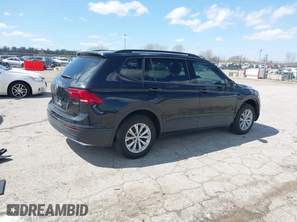 2019 Volkswagen Tiguan S with VIN 3VV0B7AX3KM119645, listed as a IAAI auction lot 41973924 with 100,914 mi miles and . Bid and sale history available at DreamBid. Image 4.