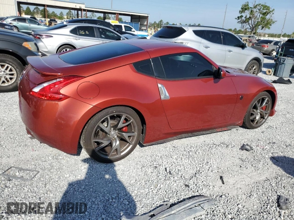 2013 Nissan 370Z with VIN JN1AZ4EH5DM382852, listed as a Copart auction lot 51109385 with 106,940 mi miles and Salvage Title. Bid and sale history available at carsss.com. Image 3.