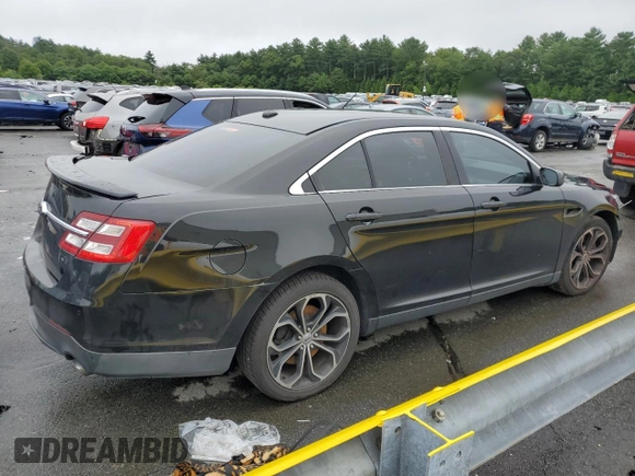 2013 Ford Taurus SHO with VIN 1FAHP2KT6DG211496, listed as a Copart auction lot 63424445 with 123,742 mi miles and Salvage title. Bid and sale history available at DreamBid. Image 3.