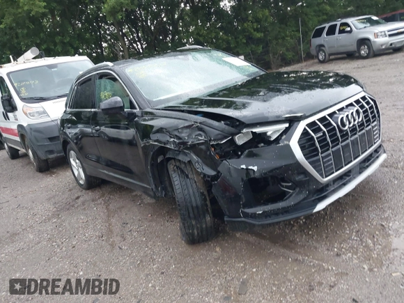 2019 Audi Q3 Premium with VIN WA1AECF34K1077471, listed as a IAAI auction lot 42658213 with 125,889 mi miles and . Bid and sale history available at DreamBid. Image 1.
