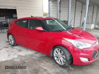 2013 Hyundai Veloster w/Gray Int with VIN KMHTC6AD4DU092345, listed as a IAAI auction lot 41382227 with 134,621 mi miles. Bid and sale history available at carsss.com. Image 1.