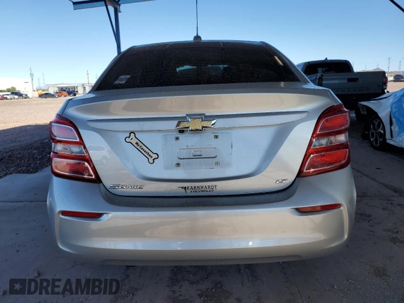 2020 Chevrolet Sonic LT with VIN 1G1JD5SB1L4103874, listed as a Copart auction lot 49900005 with 46,210 mi miles and Salvage title. Bid and sale history available at DreamBid. Image 6.