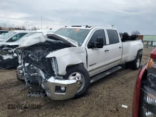 2015 Chevrolet Silverado 3500HD LTZ with VIN 1GC4K0C88FF155883, listed as a Copart auction lot 87857005 with Not Provided miles and Salvage Title. Bid and sale history available at DreamBid. Image 1.