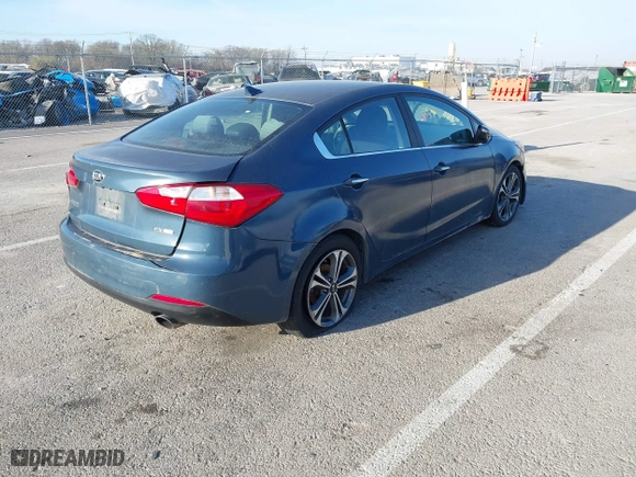 2016 Kia Forte EX with VIN KNAFZ4A84G5489699, listed as a IAAI auction lot 41848440 with 1 mi miles. Bid and sale history available at carsss.com. Image 4.