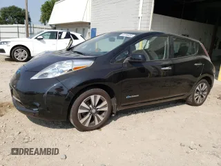 2015 Nissan LEAF SV with VIN 1N4AZ0CP1FC308097, listed as a Copart auction lot 65746053 with 47,487 mi miles. Bid and sale history available at carsss.com. Image 1.