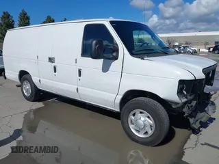 2008 Ford Econoline Cargo Commercial with VIN 1FTNS24L08DA46609, listed as a IAAI auction lot 41729157 with 298,010 mi miles and . Bid and sale history available at carsss.com. Image 1.