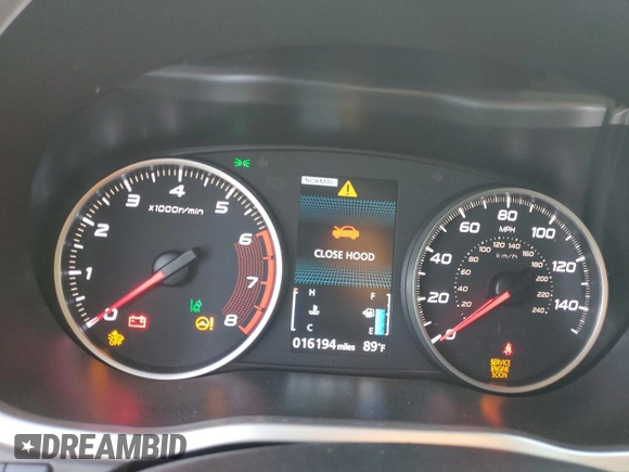 2024 Mitsubishi Eclipse Cross SE with VIN JA4ATWAA8RZ001681, listed as a Copart auction lot 62952375 with 16,194 mi miles and Clean title. Bid and sale history available at DreamBid. Image 9.