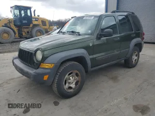 2007 Jeep Liberty Sport with VIN 1J4GL48K27W634768, listed as a Copart auction lot 45016985 with 134,418 mi miles and Salvage Title. Bid and sale history available at DreamBid. Image 1.