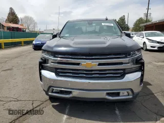2019 Chevrolet Silverado 1500 LTZ with VIN 3GCUYGED7KG190585, listed as a Copart auction lot 54433485 with 49,041 mi miles and Salvage Title. Bid and sale history available at DreamBid. Image 5.