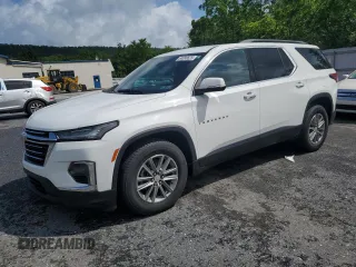 2022 Chevrolet Traverse LT Cloth with VIN 1GNEVGKWXNJ183014, listed as a Copart auction lot 60088625 with 51,387 mi miles and Salvage title. Bid and sale history available at DreamBid. Image 1.