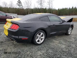 2017 Ford Mustang V6 with VIN 1FA6P8AMXH5226959, listed as a Copart auction lot 44716215 with 96,363 mi miles and Salvage Title. Bid and sale history available at carsss.com. Image 3.
