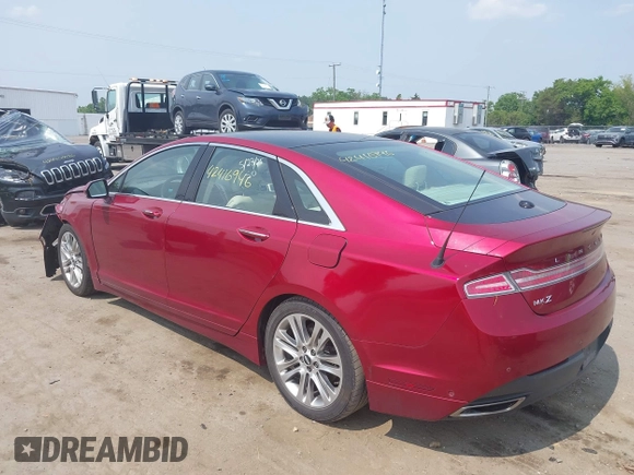 2013 Lincoln MKZ Hybrid z VIN 3LN6L2LU6DR816112, wystawiony jako IAAI lot #42416946 z przebiegiem 150 433 mil mil oraz . Historia ofert i sprzedaży dostępna na DreamBid. Obrazek 3.