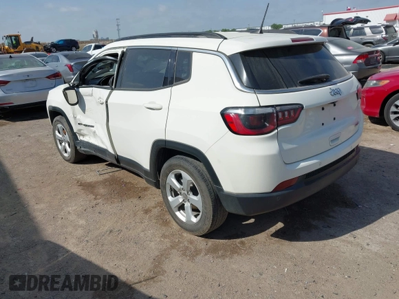 2021 Jeep Compass Latitude with VIN 3C4NJCBBXMT563942, listed as a IAAI auction lot 42045108 with 166,153 mi miles and . Bid and sale history available at DreamBid. Image 3.