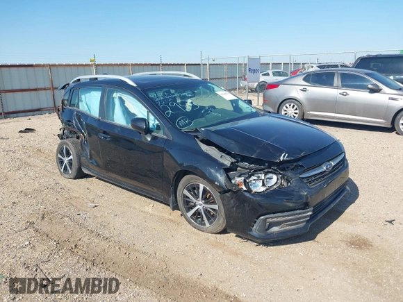 2020 Subaru Impreza Premium with VIN 4S3GTAD67L3712955, listed as a IAAI auction lot 42668679 with 69,300 mi miles and . Bid and sale history available at DreamBid. Image 1.