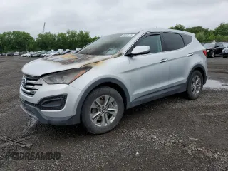 2014 Hyundai Santa Fe z VIN 5XYZTDLB8EG146120, wystawiony jako Copart lot #59030735 z przebiegiem Nie podano mil oraz Szkoda całkowita • Salvage title. Historia ofert i sprzedaży dostępna na DreamBid. Obrazek 1.
