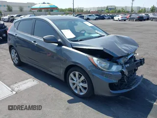 2012 Hyundai Accent SE with VIN KMHCU5AE5CU020097, listed as a IAAI auction lot 42593441 with 78,128 mi miles and . Bid and sale history available at DreamBid. Image 1.
