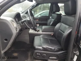 2008 Ford F-150 XLT with VIN 1FTPW14V98FA61008, listed as a Copart auction lot 52536455 with 175,308 mi miles and Salvage Title. Bid and sale history available at carsss.com. Image 7.