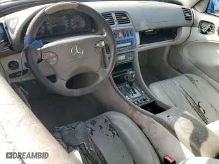 2001 Mercedes-Benz CLK-Class with VIN WDBLK70G91T070219, listed as a Copart auction lot 79417674 with 0 mi miles and Salvage Title. Bid and sale history available at carsss.com. Image 8.