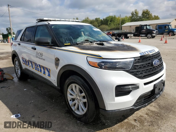 2020 Ford Explorer with VIN 1FMSK8BB6LGC83107, listed as a Copart auction lot 72339414 with Not Provided miles and Salvage Title. Bid and sale history available at carsss.com. Image 5.