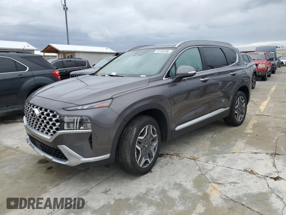 2022 Hyundai Santa Fe Hybrid SEL Premium with VIN KM8S3DA13NU053415, listed as a Copart auction lot 74149704 with 0 mi miles and Non Repairable. Bid and sale history available at carsss.com. Image 1.