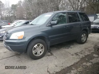 2005 Honda Pilot EX-L z VIN 2HKYF18725H520896, wystawiony jako Copart lot #47892185 z przebiegiem 210 658 mil mil oraz Czysty tytuł • Clean title. Historia ofert i sprzedaży dostępna na DreamBid. Obrazek 1.