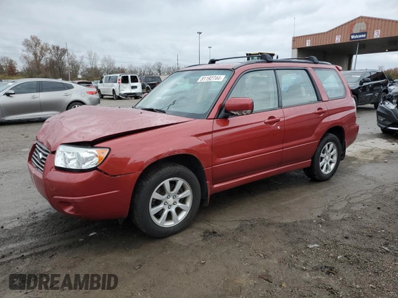 2006 Subaru Forester 2.5 X w/Premium Pkg with VIN JF1SG65646H716176, listed as a Copart auction lot 81192744 with 72,266 mi miles and Salvage Title. Bid and sale history available at carsss.com. Image 1.