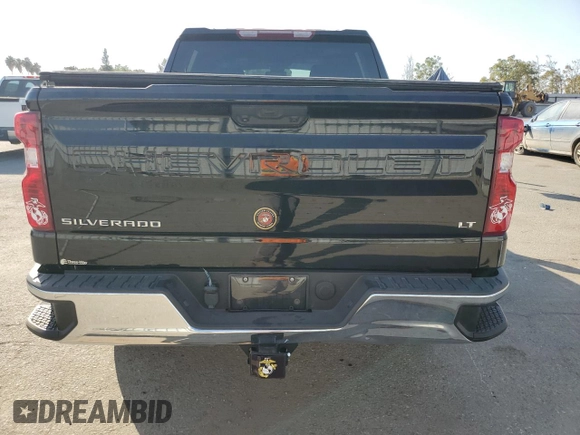 2022 Chevrolet Silverado 1500 LT with VIN 1GCPACEK7NZ512526, listed as a Copart auction lot 75569874 with 15,793 mi miles and Salvage Title. Bid and sale history available at carsss.com. Image 6.