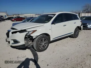 2019 Infiniti QX60 Luxe z VIN 5N1DL0MN9KC510326, wystawiony jako Copart lot #89204205 z przebiegiem 83 066 mil mil oraz Czysty tytuł • Clean title. Historia ofert i sprzedaży dostępna na DreamBid. Obrazek 1.