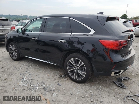 2019 Acura MDX Technology with VIN 5J8YD3H50KL011673, listed as a Copart auction lot 60538285 with 33,677 mi miles and Salvage title. Bid and sale history available at DreamBid. Image 2.