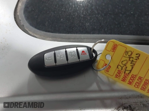 2013 Infiniti JX35 with VIN 5N1AL0MMXDC344217, listed as a IAAI auction lot 41608279 with 106,015 mi miles and . Bid and sale history available at DreamBid. Image 11.