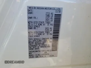 2019 Nissan Pathfinder S z VIN 5N1DR2MM7KC595961, wystawiony jako Copart lot #50716175 z przebiegiem 107 677 mil mil oraz Szkoda całkowita • Salvage title. Historia ofert i sprzedaży dostępna na DreamBid. Obrazek 12.
