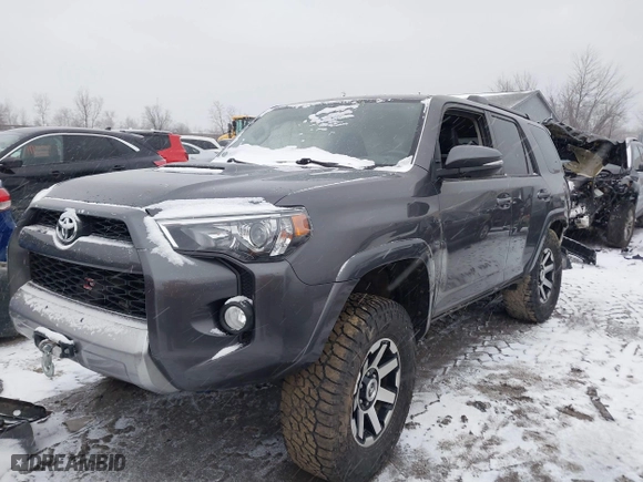 2019 Toyota 4Runner SR5 with VIN JTEBU5JR6K5639752, listed as a IAAI auction lot 41737523 with 85,173 mi miles. Bid and sale history available at carsss.com. Image 2.