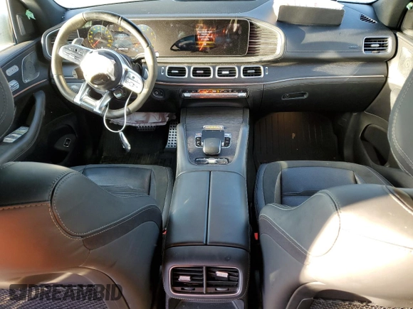 2021 Mercedes-Benz GLE 53 AMG with VIN 4JGFB6BB6MA575009, listed as a Copart auction lot 75105844 with 31,457 mi miles and Salvage title. Bid and sale history available at DreamBid. Image 8.