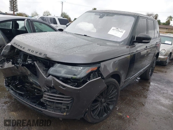 2020 Land Rover Range Rover HSE with VIN SALGS2RU3LA588493, listed as a IAAI auction lot 41733149 with 77,572 mi miles and . Bid and sale history available at DreamBid. Image 17.