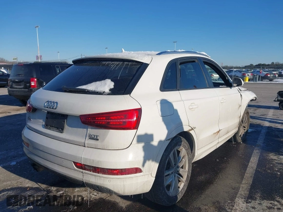 2017 Audi Q3 Premium with VIN WA1ECCFS9HR017842, listed as a IAAI auction lot 41400330 with 106,884 mi miles. Bid and sale history available at carsss.com. Image 4.