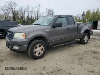 2005 Ford F-150 STX with VIN 1FTRX04W75KD60489, listed as a Copart auction lot 52558365 with 204,798 mi miles and Clean Title. Bid and sale history available at carsss.com. Image 1.
