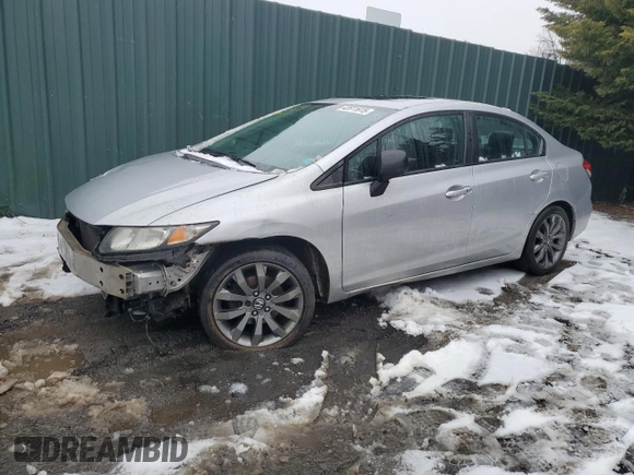 2014 Honda Civic EX-L with VIN 19XFB2F91EE233096, listed as a Copart auction lot 42811615 with 164,176 mi miles and Salvage Title. Bid and sale history available at DreamBid. Image 1.